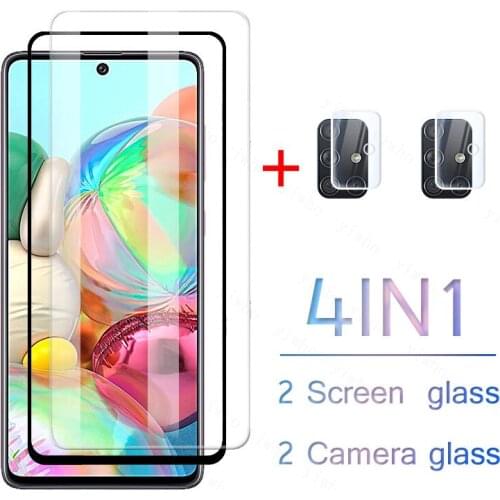 Tempered Glass for Samsung A71 Camera Lens Protector on Galaxy A71 A51 A41 A31 A21 A21S A11 A01 A52 A32 A72 Screen protector