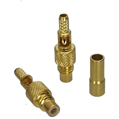 1Pcs Connector SMC male plug crimp RG174 RG316 LMR100 cable RF Coaxial