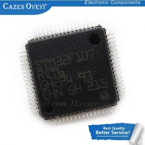 1pcs/lot STM32F107RCT6 STM32F107RBT6 STM32F107 QFP-64