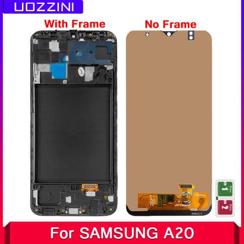 100%Tested INCELL Screen For Samsung A20 A205/DS A205F A205FD A205A LCD Display Touch Screen Digitizer Assembly For Samsung A20