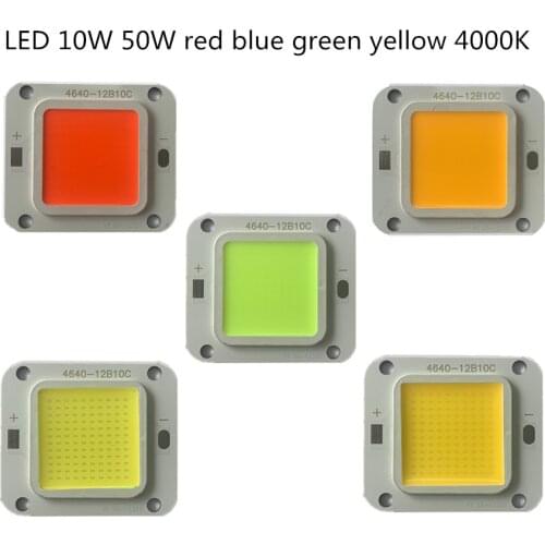 20PCS lot COB 4640 Real 50W 1500MA 6000LM 32V LAMP LED light beads Warm Cold white high power good quality for Street Lights