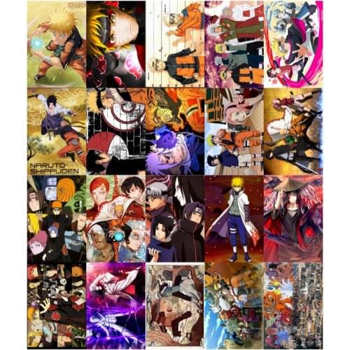 20Pcs/pack 42X28.5Cm Anime Poster Japanese Haikyuu Poster Kraft Paper High Quality Home Room Art Print Wall Stickers with Glue