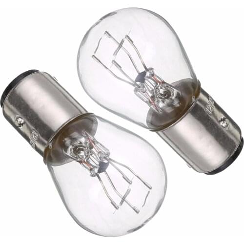 2X New 1157 Car Tail Lights BAY15D 21/5W Car Reverse Backup Signal Stop Brake Light Bulb Super Bright White DC 12V