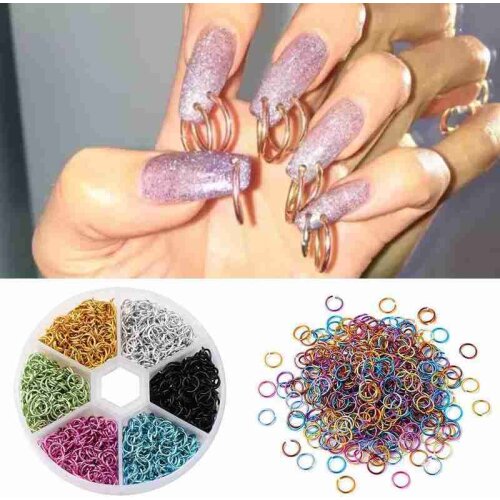 3D Nails Rhinestones Decoration Metal Alloy Nails Rhinestones Acrylic Decoration Metal Alloy Designs Piercing Nail Art Supplies