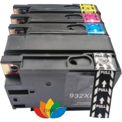 4pk Compatible Ink Cartridge For HP932 933 hp932xl hp933xl hp OfficeJet 6100 6600 6700 7110 7510 7512 7610 7612 Printer