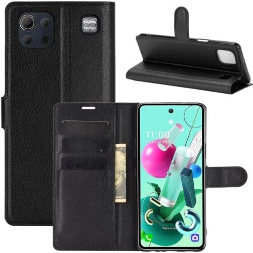 For LG K92 5G Case Flip Cases For LG K92 5G High Quality Leather Stand Cover With Card Holder For LG K92 5G