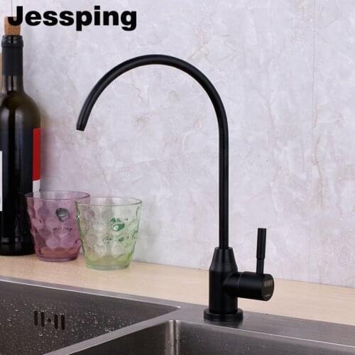 Blacken kitchen water drink faucet deck mounted connect to filter machine