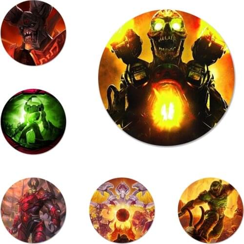 Doom Dota Icons Pins Badge Decoration Brooches Metal Badges For Clothes Backpack Decoration