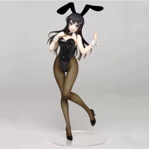 22cm Anime Rascal Does Not Dream Of Bunny Girl Sakurajima Mai Sisters Dream Sexy Girl Anime Figurine PVC Action Figures Toys