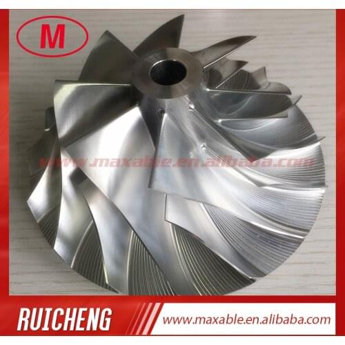HX60 75.99/113.0mm 8+8 blades 3599646 Turbo Billet/milling/aluminum 2618 compressor wheel for 3545731/3535237/3545731/3535238