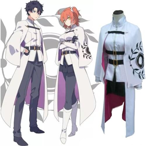Fate/Grand Order FGO Protagonist Shujinko Ritsuka Fujimaru Gudao Gudako Mystic Codes Uniform Outfit Cosplay Costume C018