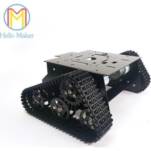 Mini Tank TB300, Aluminum Alloy wheel,Stainless steel chassis,development platform,Crawler chassis for DIY robot tank car