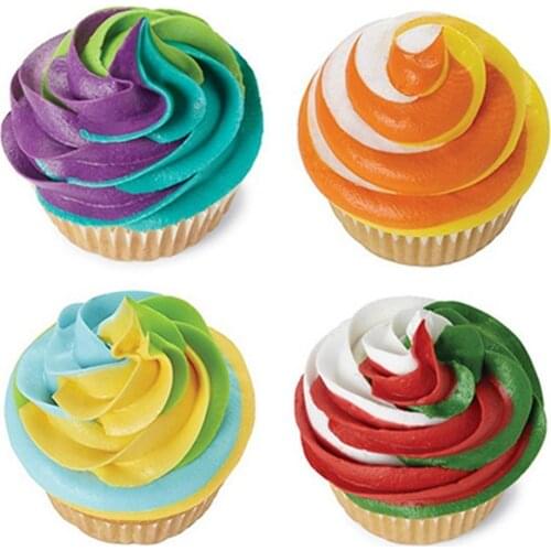 3 Color Cake Tips Set Cream Decoration Icing Piping Pastry Nozzles Cupcake Decorating Tool Bakeware Piping Bag Nozzle Converter