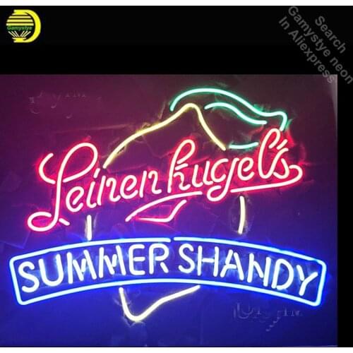 Neon Sign for Leinen kugels Sport Neon Tube sign Summer Shandy handcraft Commercial Neon Flashlight sign Recreation Room