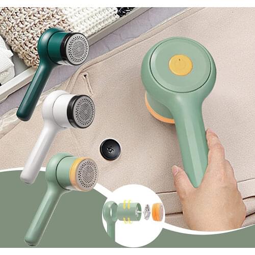 Electric Lint Remover Portable Clothes Sweater Curtains Fuzz Fabric Shaver USB Rechargeable Pill Remover Lint Pellet Cut Machine
