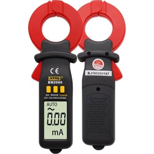 Professional Leakage Current Test with LCD Display Reliable Digital Clamp Meter BM2060 Micro Current Measurer
