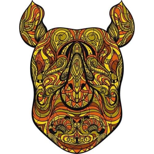 QWZ New Cartoon Cow Wooden Puzzles Diy Animal Jigsaw Puzzles Parent Child Interaction Board Game Toy Educational Gifts For Kids