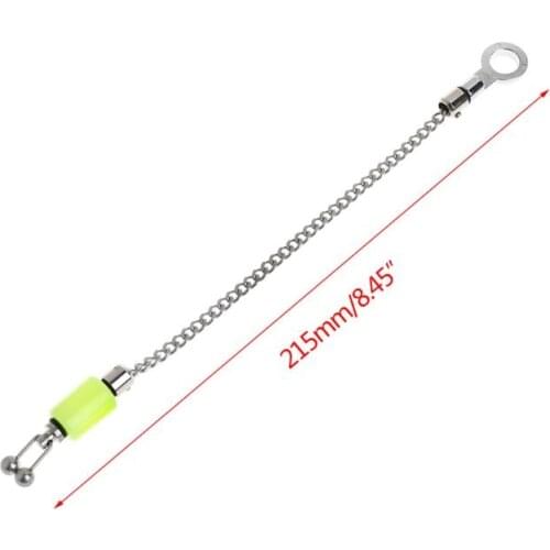 Fishing Swinger Stainless Steel Sling Chain Bite Indicator Carp Alarm Hanging Sensor Tackle Outdoor Accessories XXUF