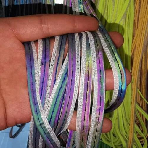 10Meters Colorful Reflective Piping Strip Edging Trim DIY Handmade Sewing Clothing Hats Handbags Decoration Accessories