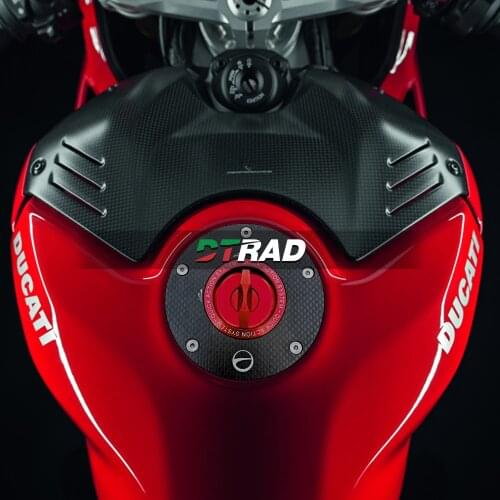 For Ducati PANIGALE V4 V4S V4R Fuel Gas Tank Battery Cover Guard Fairing Carbon Fiber