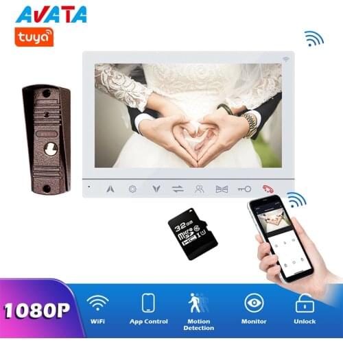 TUYA Smart Life 1080P Metal Doorbell Camera WiFi Video Intercom System Wireless Video Door Phone Sicurity Camara 2 Way Talk