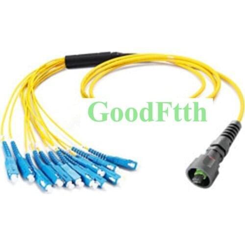 Fiber Patch Cord Female ODVA MPO-SC SM 12 cores GoodFtth 1-15m 2PCS/LOT