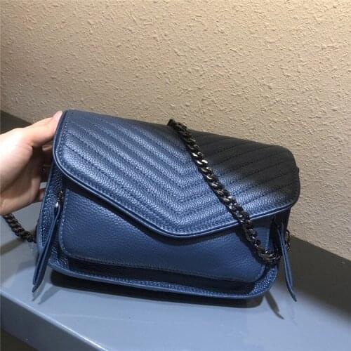 High-end womens Baotou leather shoulder bag chain leather womens bags purse and handbags luxury designer luxury brand handbags