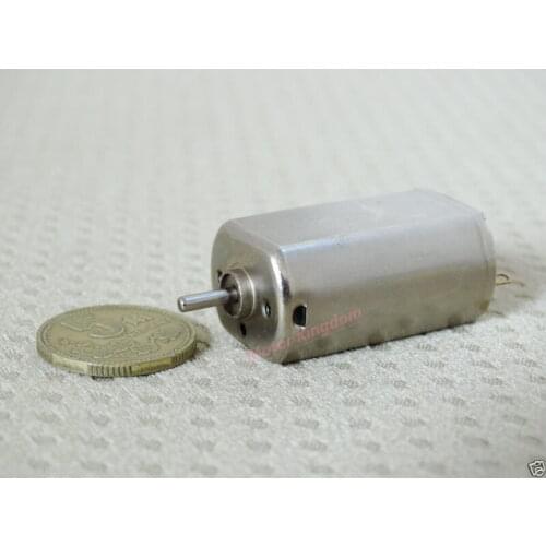 DC1V-3V 13300RPM High Speed Carbon Brush 180 DC Motor for Shaver Razor Toy Model