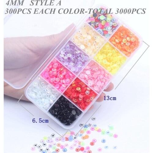 1000pcs 4mm Sunflower Jelly AB Color Resin Rhinesstones Flatback Glue On 3D Nail Art Decoration DIY Phone Craft Jewelry Stones