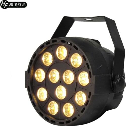 12W led Warm White Par Light 12 LED White Light Par DMX512 Background Staining Light