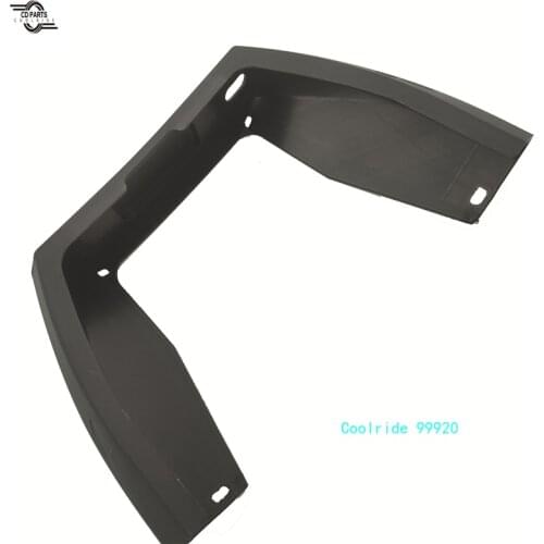 8 "10" Electric Folding Scooter Waterproof Front and Rear Mudguard Plastic Angle Guard Rear Tail Lamp Accessories