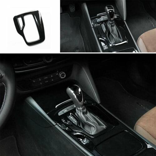 ABS Black Central Console Gear Shift Panel Trim 1PCS For Buick Regal 2017-2020 Car modification Auto parts