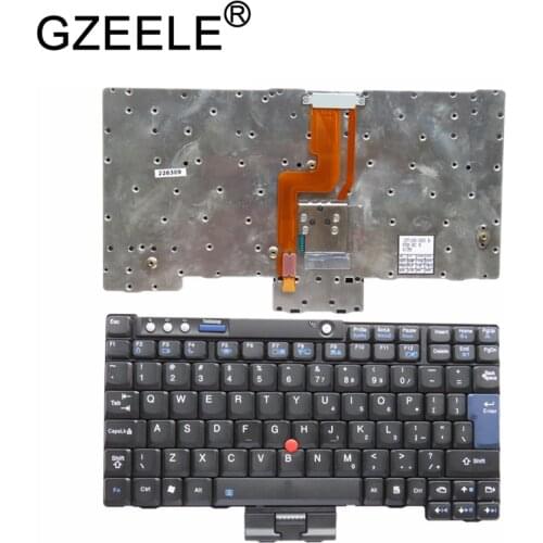 GZEELE English laptop keyboard FOR IBM for Lenovo for Thinkpad Tablet X60 X60s X61 X61s X60T X61T Keyboard UI 42T3041 KS-90D0
