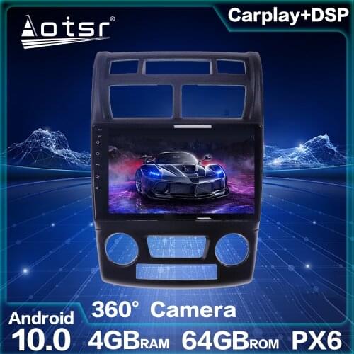 Android 10.0 64G Car Radio GPS Navigation For Kia Sportage 2007-2009 Car Multimedia Player Auto Stereo Audio Head Unit Bluetooth