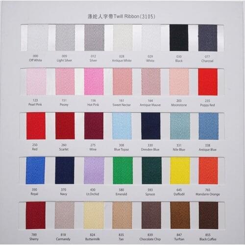 6 9 16 19 25 38 50mm width Twill Ribbons garments edging ribbon clothing accessories