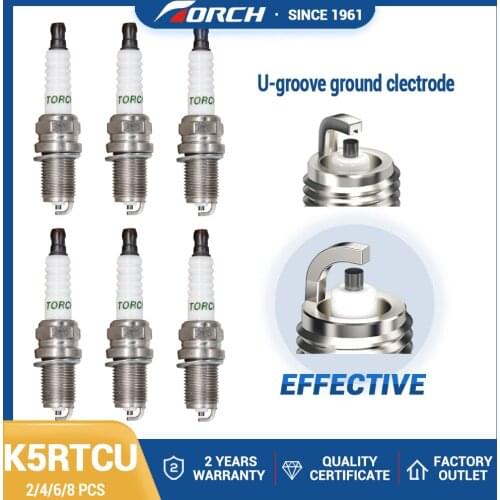 Hot Sale High Quality Auto Spark Parts Spark Plug TORCH K5RTCU Fit for Car KIA for CHEVROLET for OPEL for NISSAN