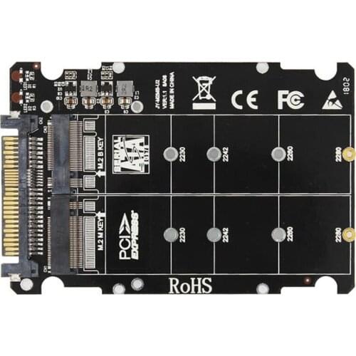 JEYI U2PCB U2 PCI-Express 3.0 4X X16 to U2 SFF-8639 Adapter NVMe PCIe SSD PCI-E to U.2 Card M.2 NGFF 2.5' SSD TO PCI-E X16