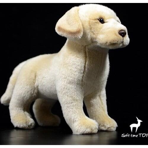 Nice toy cute Labrador dolls real life plush Stand dogs soft kids toys present shops
