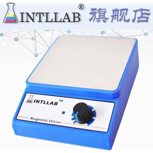 Laboratory Magnetic Stirrer Stainless Steel Panel Magnetic Stirring Apparatus Portable Mixer Physics Experiment Equipment