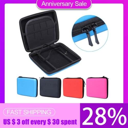 New Hard EVA Storage Zip Case Protective Holder for Nintendo 2DS Case Game Card Shell Cover Bag High Quality Game Card Shell New