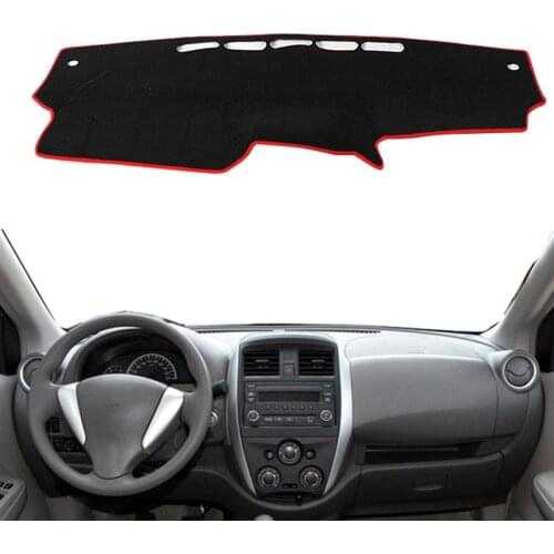 Car Dashboard Mat Cover Pad Dashmat Sun Shade Instrument Carpet For Nissan Versa Sedan 2012 2013 2014 2015 2017 2018 Accessories