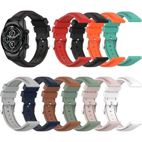 22MM Silicone Strap Concise And Vogue Stylish Watch Band Replace Bracelet Wrist Straps For Ticwatch Pro3/for Pro3 LTE
