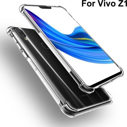 Luxury Shockproof Clear Soft Case Capa For Vivo Z1 Phone Cases Silicone Back Cover 6.257'' For Vivo Z 1 VivoZ1 Phone Shell