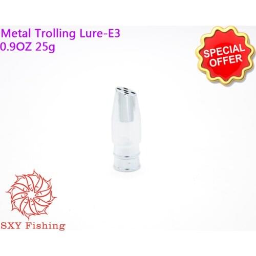 SXY FISHING E4 Metal Trolling lure 0.9OZ All metal bait Deep sea fishing bait Grouper bait Marlin bait Tuna bait