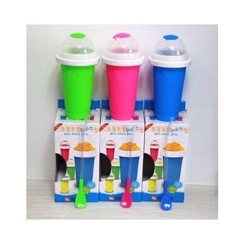 12pcs DIY Homemade Ice Cream Smoothie Cup Ice Cream Maker Cup Children Summer Juice Ice Cup Fast Cooling Creative Water Bottle