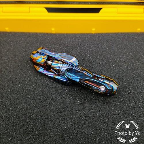 Titanium Damascus Fidget Toys Hand Spinner Relief Stress ADHD Laser Push EDC Only 30 in the World YUC toys Advanced EDC Adults