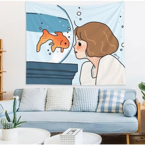 Girls Wall Tapestry Mandala Hippie Sweet Girl Boho Decor Tapestry Wall Hanging Blanket Home Decor Aesthetic Room Decor Tapiz