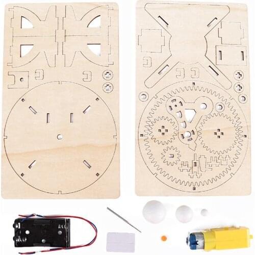 1pcs Science Toys Sun Earth Moon Planet Solar System Model Geography Children Home School Experiment Education DIY Wood Toys