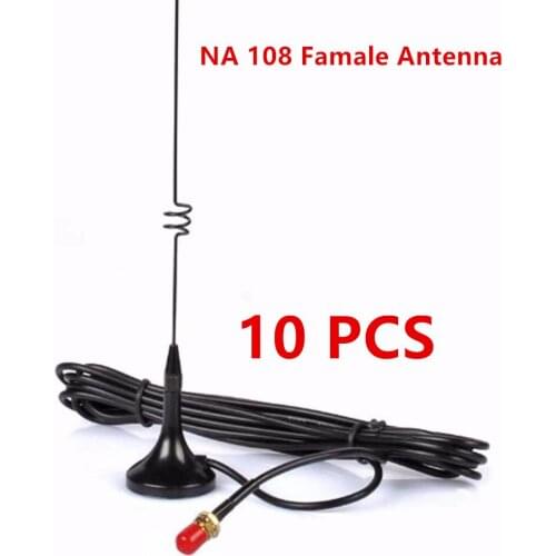 10 PCS Na Dual band UT-108 SMA Female mobile antenna for baofeng UV-5R 888S two way radio radio VHF UHF 144/430MHz