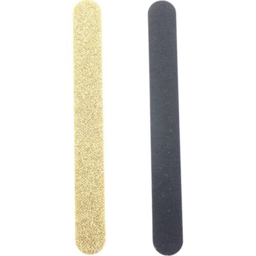 10Pcs/Set Gold Color Double Side Finger Toe Wen Women Kid Child Nail Buffer Block Nail File Emery Board